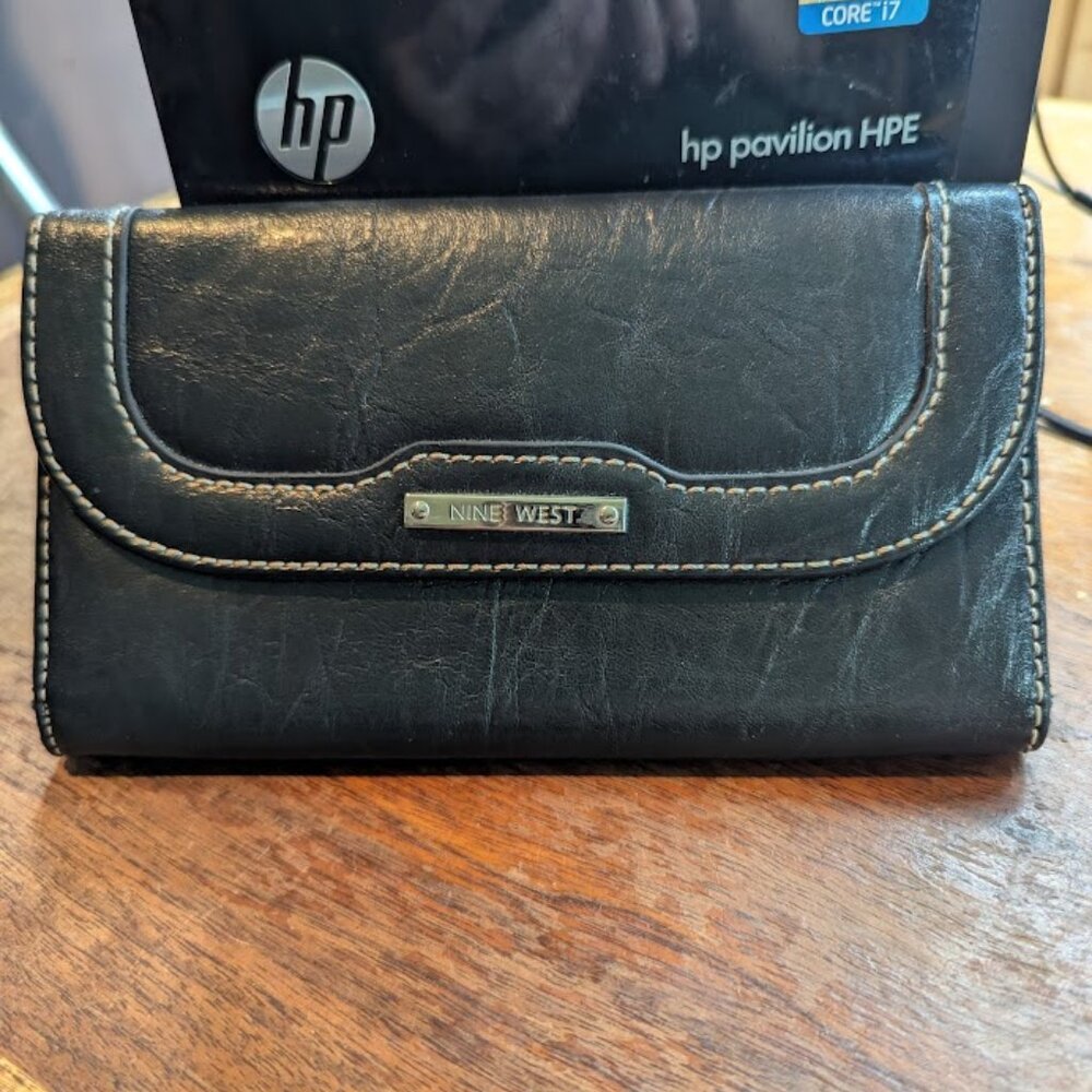 Nine West Black Clutch
